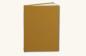 Preview: Travel journal linen mustard curry stationery spelling